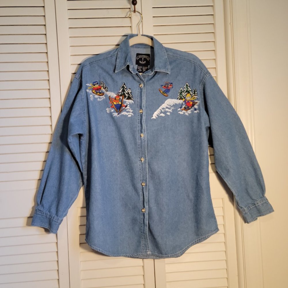 Christmas shirt by Solutions!, size S